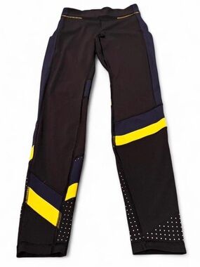 Lululemon x Roksanda Speed Tight IV Leggings Women’s 6 Black Yellow Running